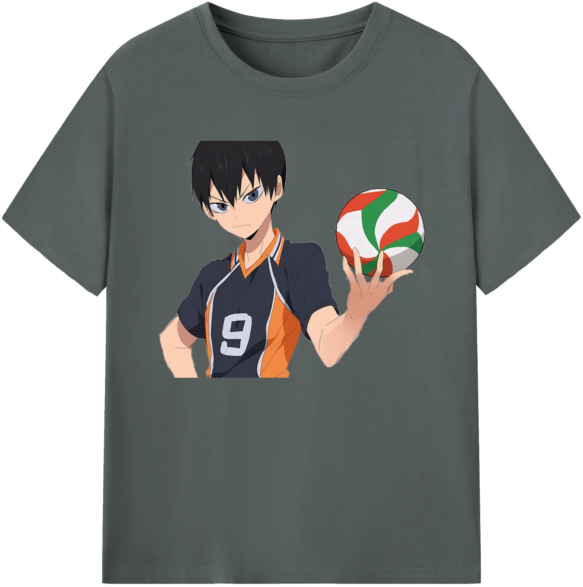 （画像用） ハイキュー!! Haikyu!! 綿100％ メンズ半袖Tシャツ｜肌触りやわらか＆通気性